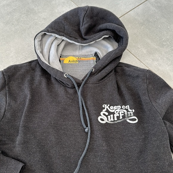 Aviator Nation cropped hoodie, XS - Picture 2 of 4